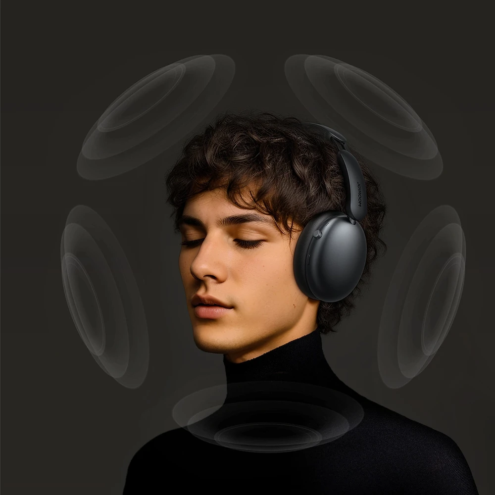Joyroom J-Head Series JR-JH1 belaidės ausinės su ANC Bluetooth – juodos spalvos