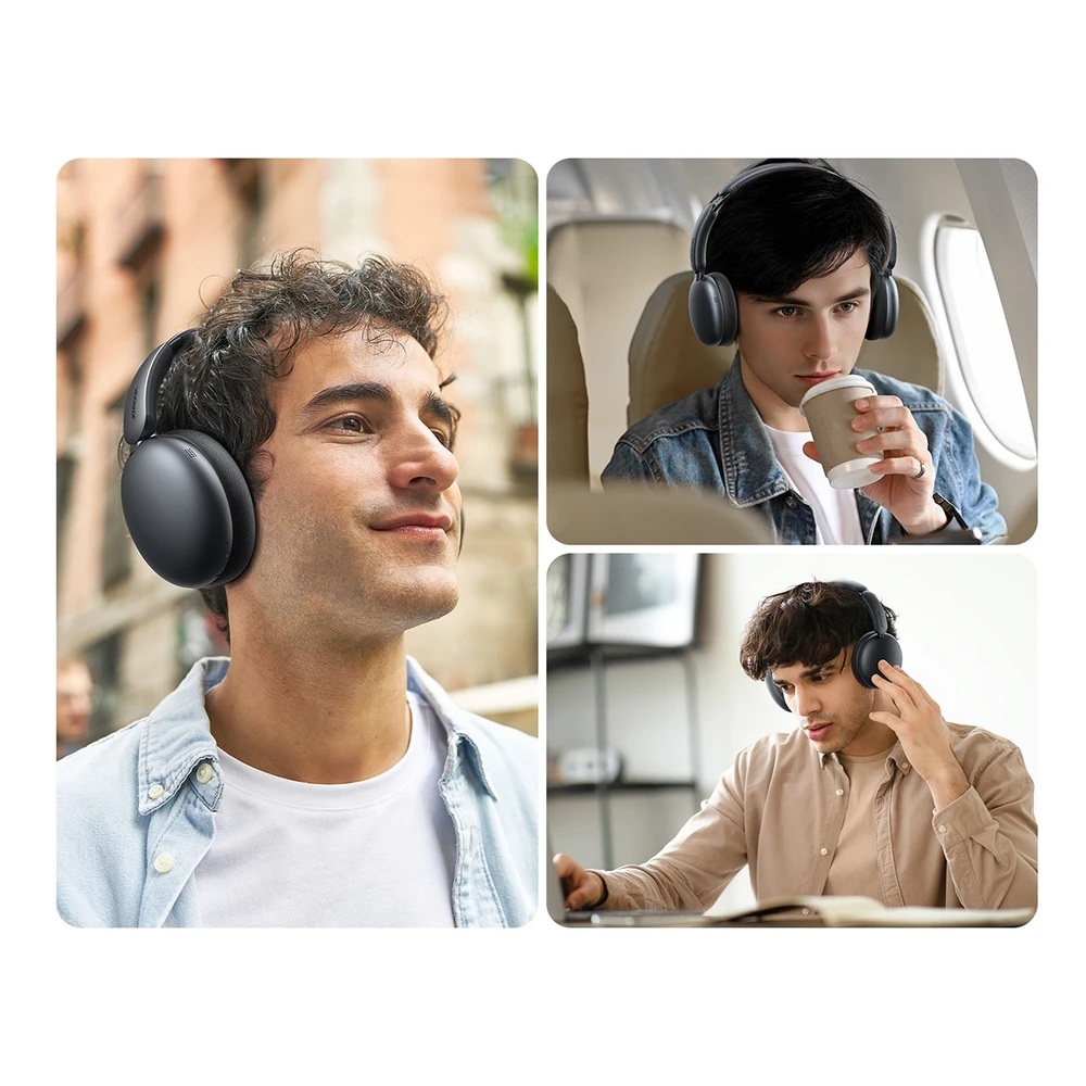 Joyroom J-Head Series JR-JH1 belaidės ausinės su ANC Bluetooth – juodos spalvos