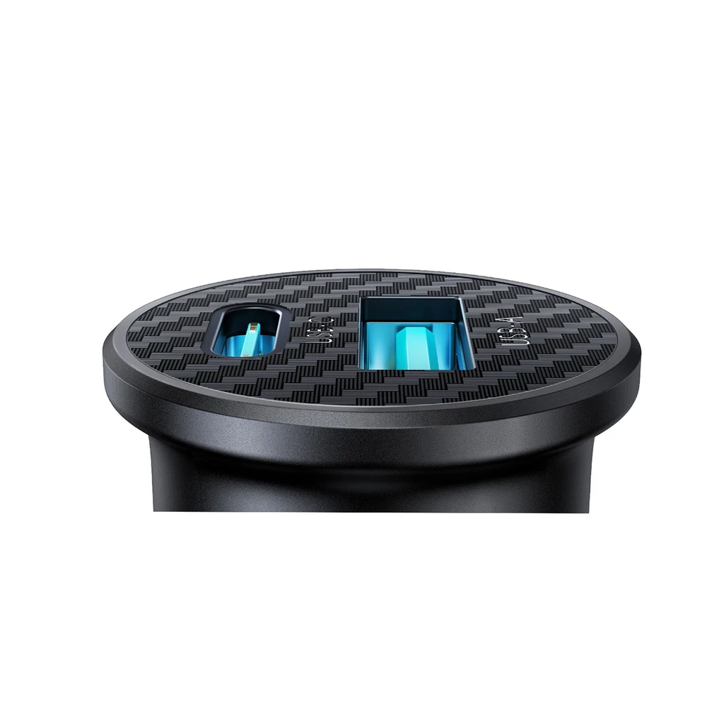 Automobilinis įkroviklis Joyroom JR-CCN16 USB-A/USB-C 15W juodas