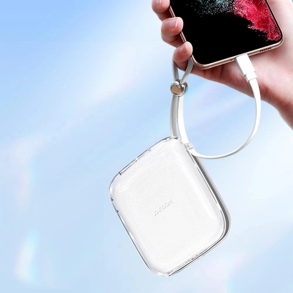 Powerbank Joyroom JR-L005 Jelly 10000mAh, Lightning (balta)