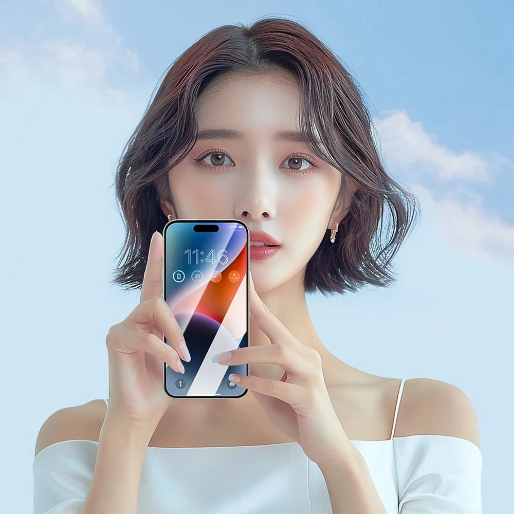 Joyroom JR-MAR0317 apsauginis stiklas su anti-reflective coating Apple iPhone 15 Plus/16 Plus