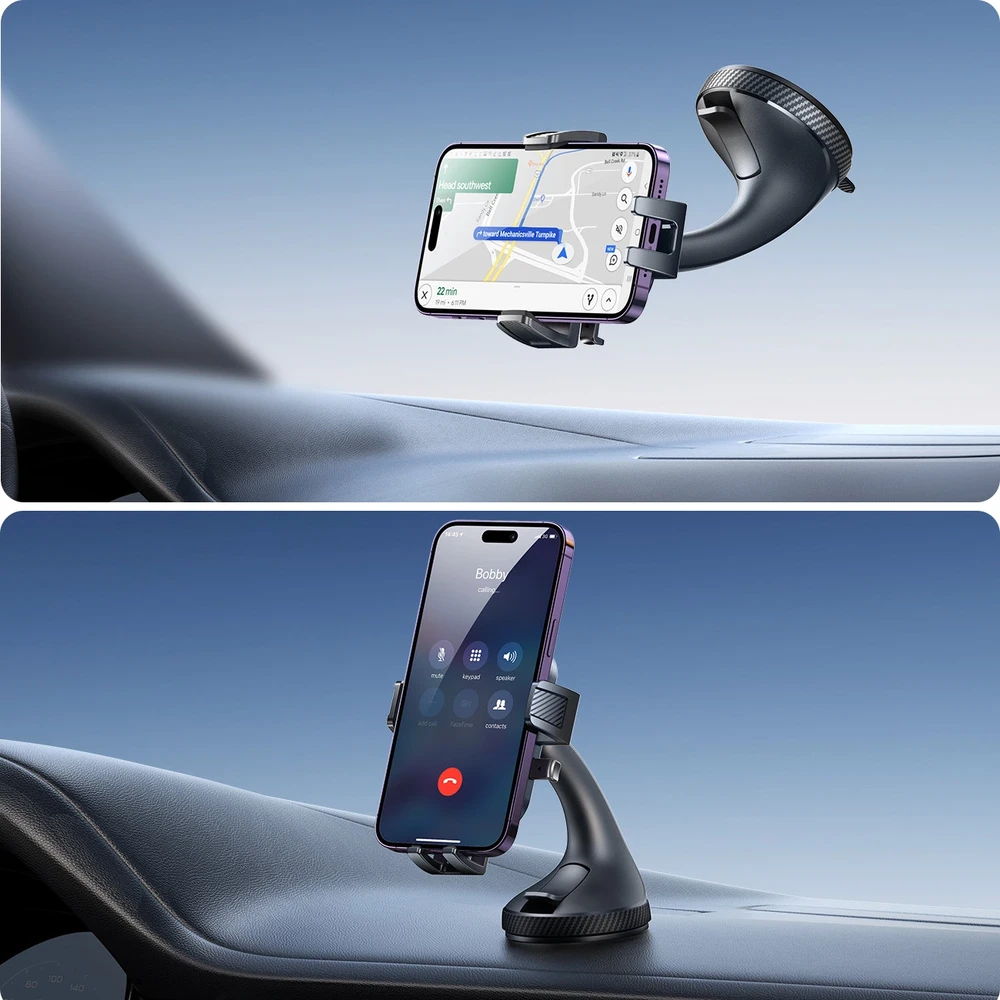 Automobilinis telefono laikiklis Joyroom JR-OK6 (windshield) juodas