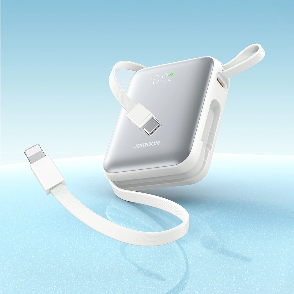 Išorinė baterija Power Bank Joyroom JR-PBF27 22.5W Mini 10000mAh balta