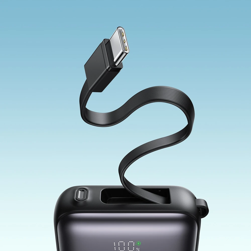 Išorinė baterija Power Bank Joyroom JR-PBF27 22.5W Mini 10000mAh juoda