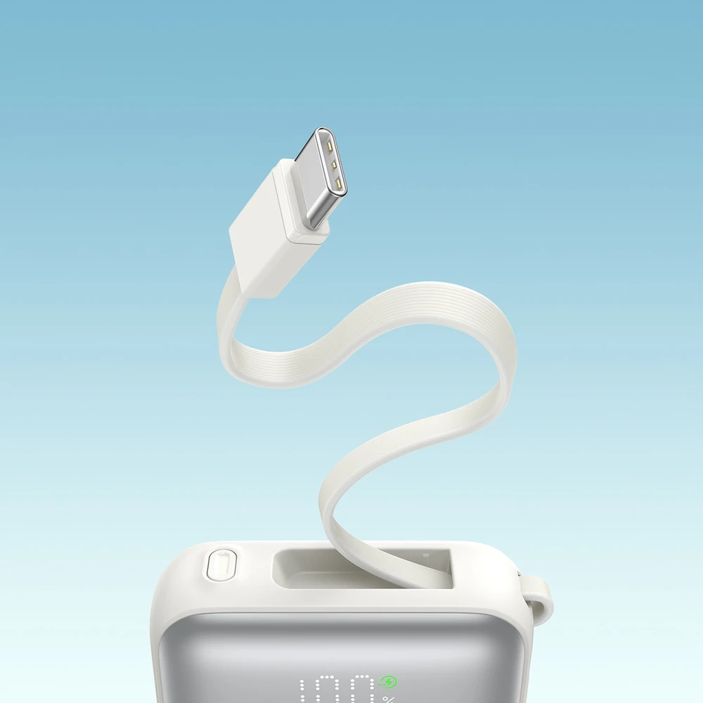 Išorinė baterija Power Bank Joyroom JR-PBF27 22.5W Mini 10000mAh balta