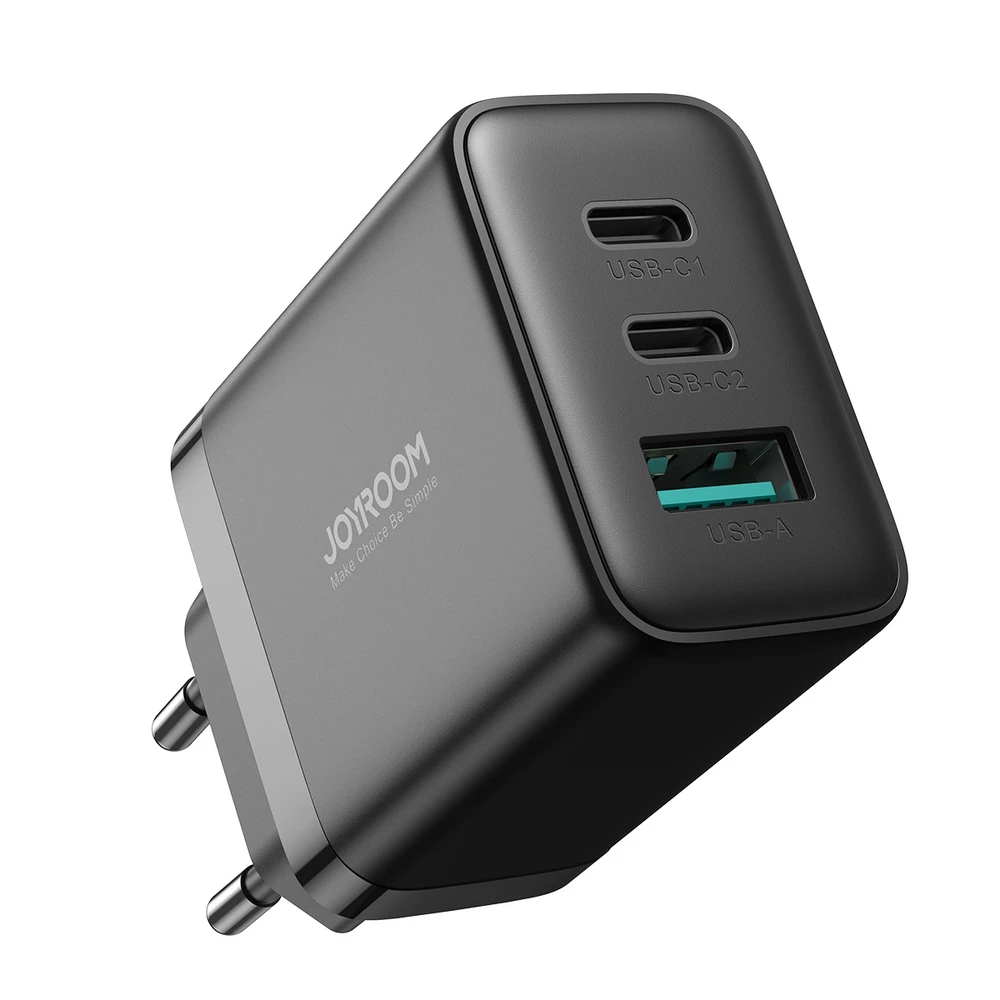 Įkroviklis Joyroom JR-TCF10 32W 2xUSB-C/USB-A juodas