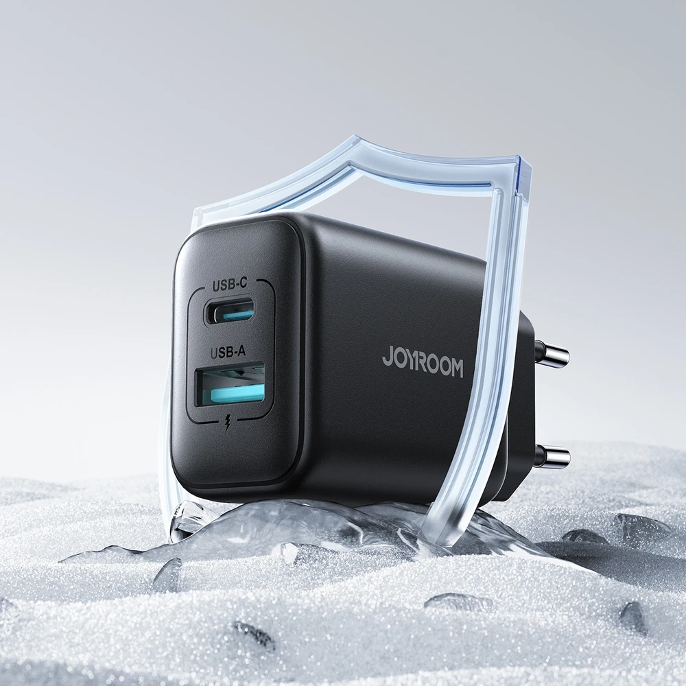 Įkroviklis Joyroom JR-TCF13 25W USB-C/USB-A juodas