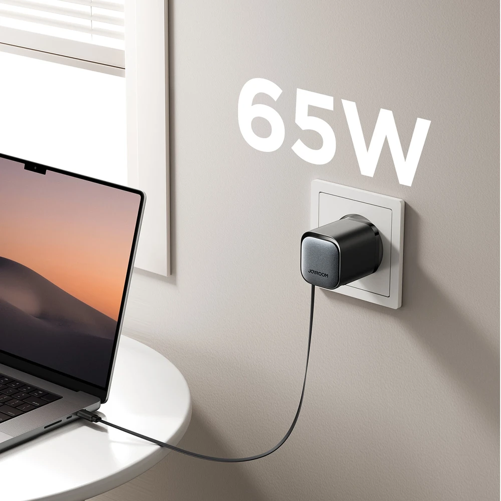 Maitinimo įkroviklis su ištraukiamu kabeliu 65W Joyroom TCL02 GaN