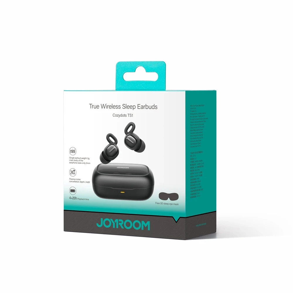 Ausinės TWS Joyroom Cozydots Series JR-TS1 (juodos)