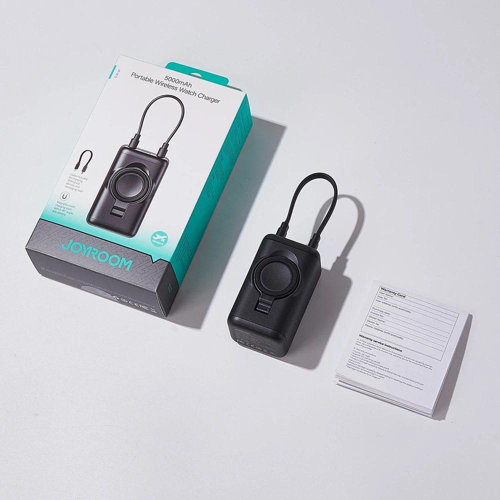 Joyroom JR-W13 5000mAh Išmanusis laikrodis Powerbank – Juodas spalvos