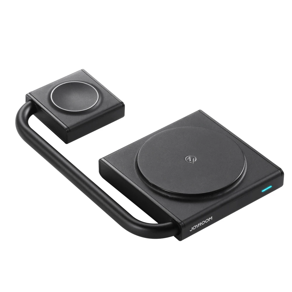 2 viename magnetinis belaidis įkroviklis Joyroom JR-WQN05 15W (juodas)