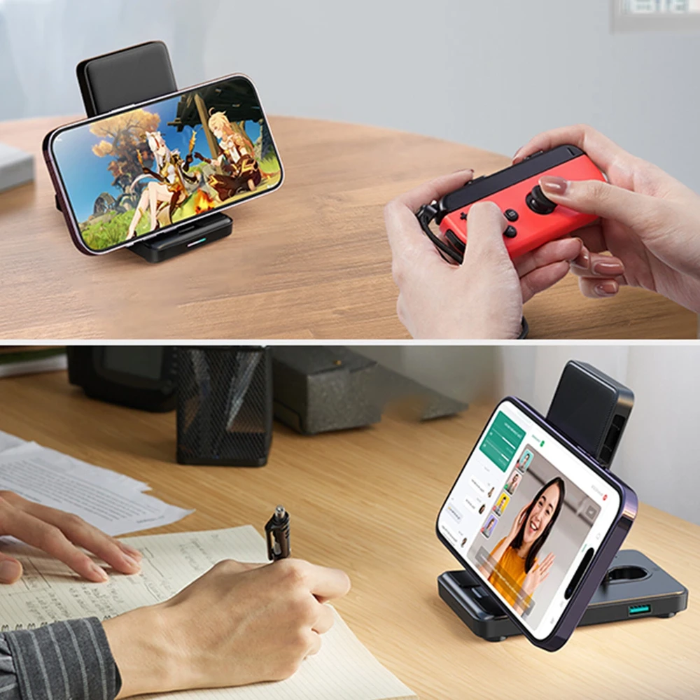 Įkroviklis belaidis Joyroom JR-WQS02 4-in-1 for iPhone AirPods Apple Watch juodas