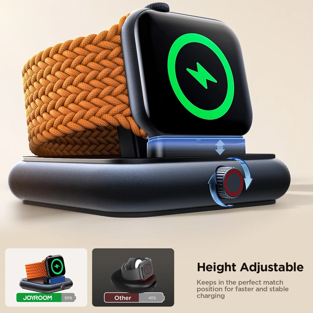 Joyroom JR-WQW03 magnetinis įkroviklis, skirtas Apple Watch (juodas)