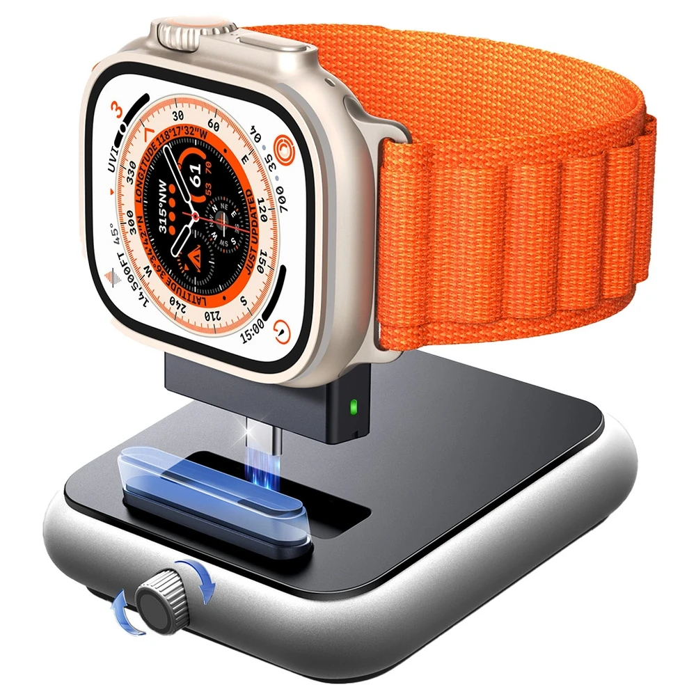 Joyroom JR-WQW03 magnetinis įkroviklis, skirtas Apple Watch (juodas)