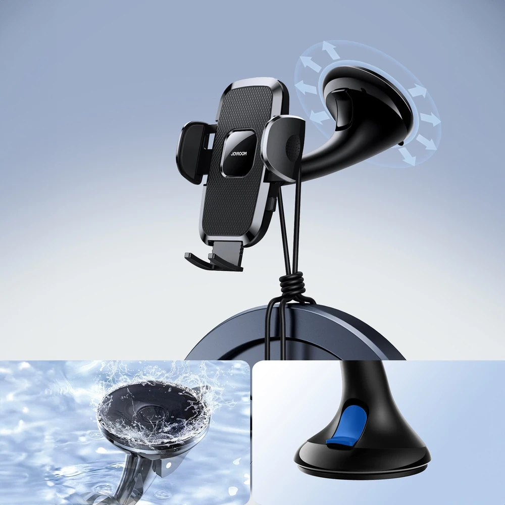 Automobilinis telefono laikiklis Joyroom JR-ZS259 (windshield) juodas