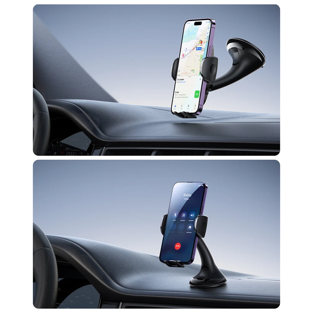 Automobilinis telefono laikiklis Joyroom JR-ZS259 (windshield) juodas