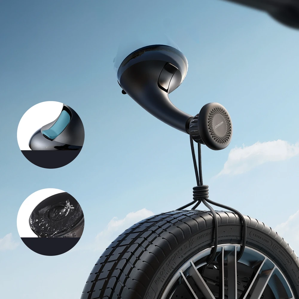 Automobilinis telefono laikiklis Joyroom JR-ZS356 (windshield) magnetinis juodas