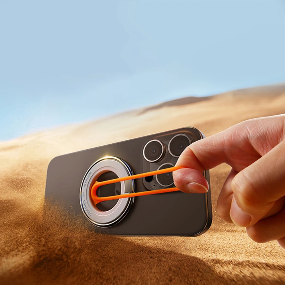 Joyroom JR-ZS383 MagSafe magnetic phone holder – oranžinės spalvos