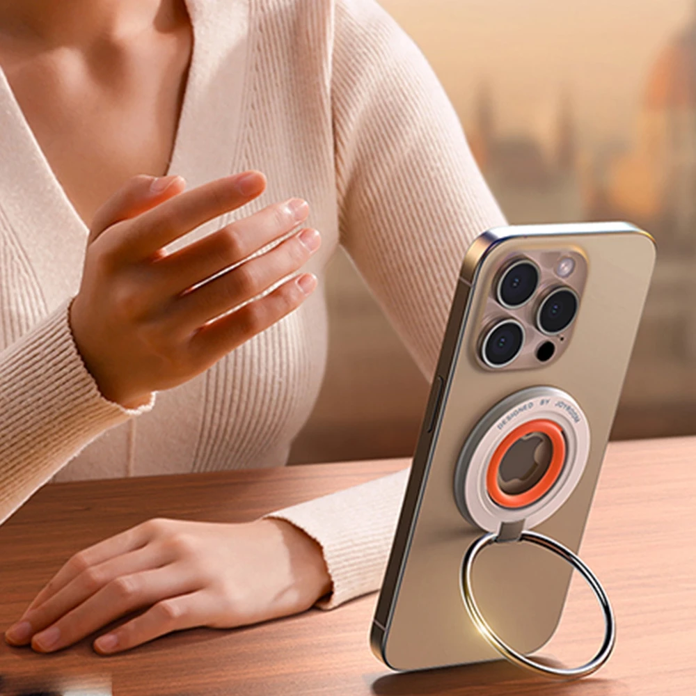 Joyroom JR-ZS383 MagSafe magnetic phone holder – oranžinės spalvos