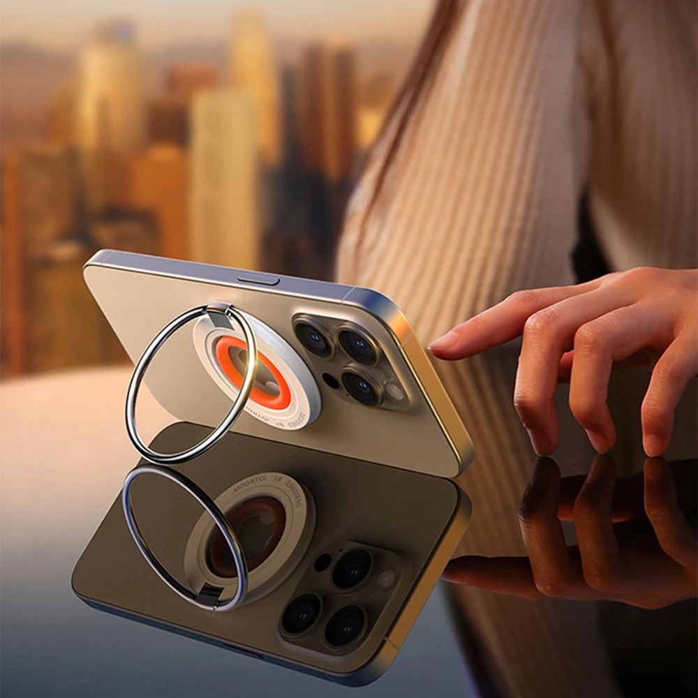 Joyroom JR-ZS383 MagSafe magnetic phone holder – oranžinės spalvos