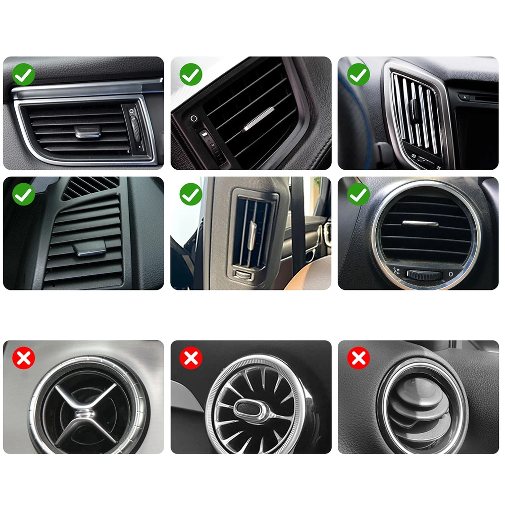 Automobilinis telefono laikiklis Joyroom JR-ZS392 (air vent) juodas