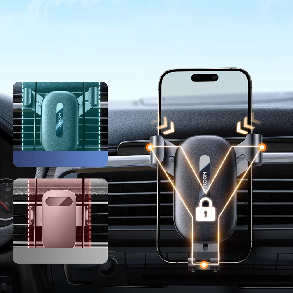 Automobilinis telefono laikiklis Joyroom JR-ZS392 (air vent) juodas