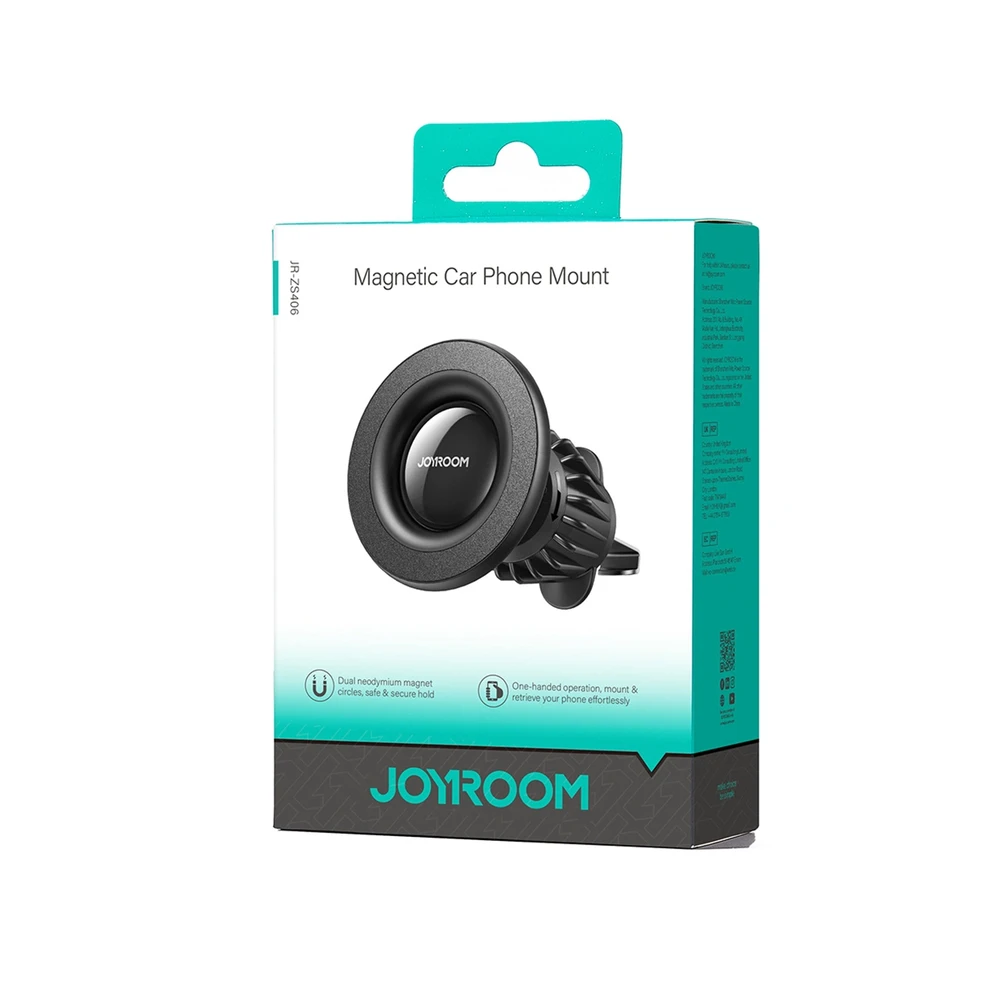 Automobilinis telefono laikiklis Joyroom JR-ZS406 (air vent) juodas