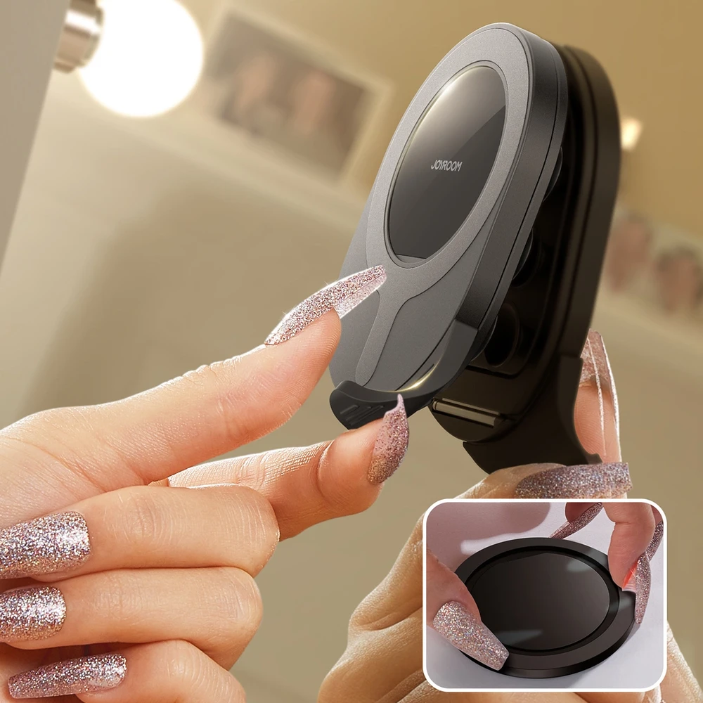 Joyroom JR-ZS418 Išmanusis telefonas Holder with Stand and Suction Cups with MagSafe – Juodas