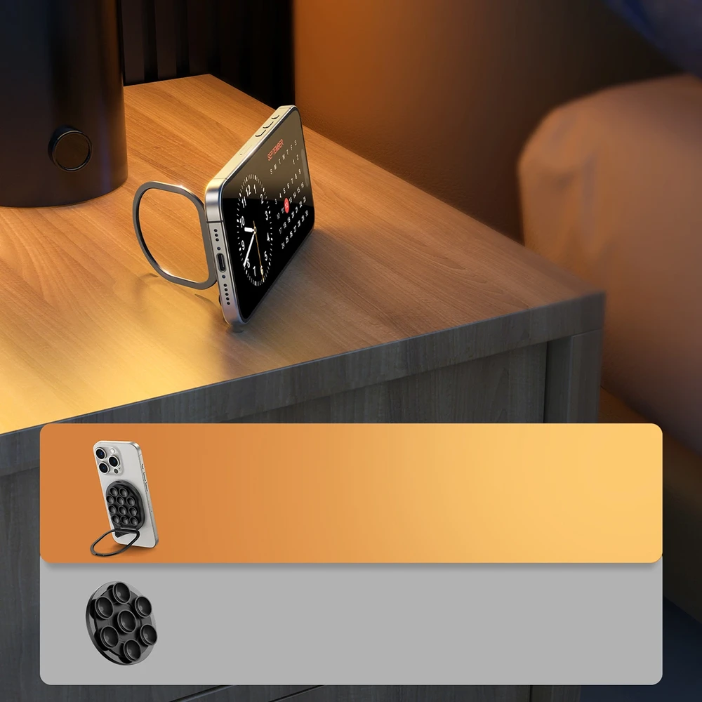 Joyroom JR-ZS418 Išmanusis telefonas Holder with Stand and Suction Cups with MagSafe – Juodas