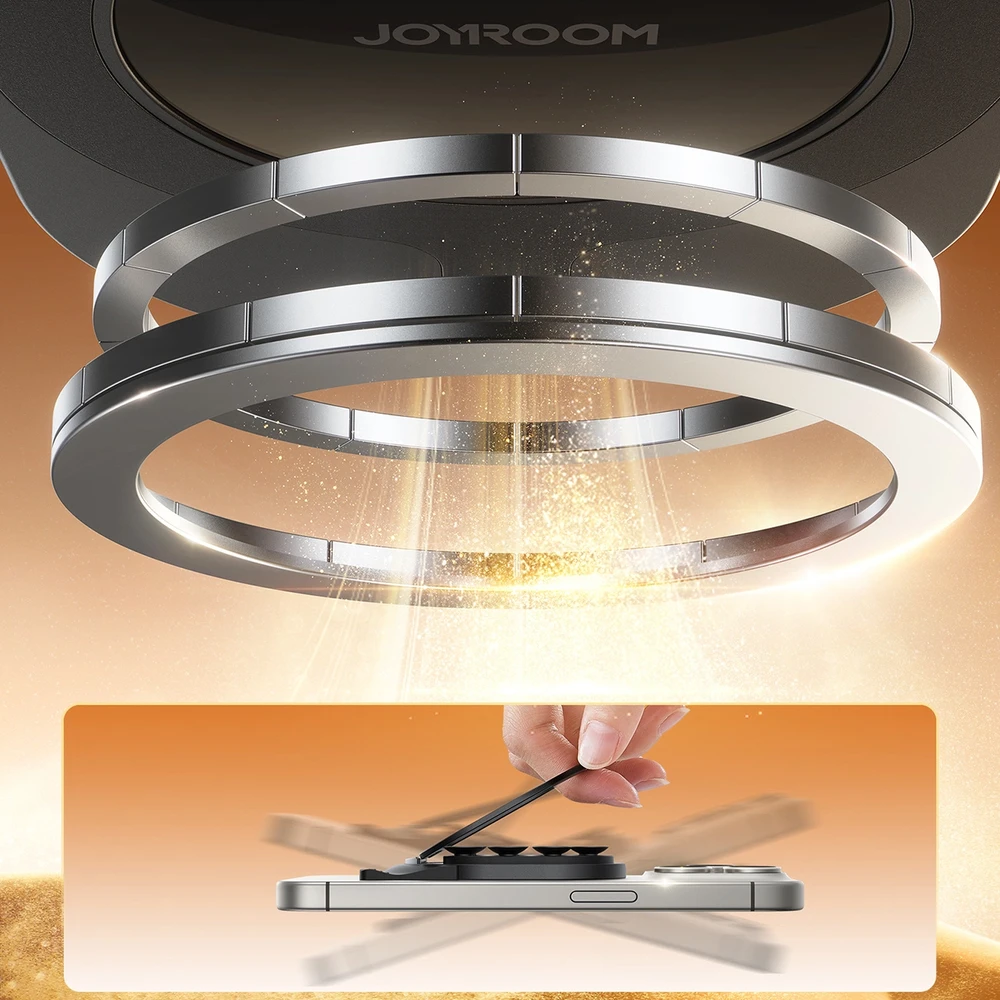 Joyroom JR-ZS418 Išmanusis telefonas Holder with Stand and Suction Cups with MagSafe – Juodas