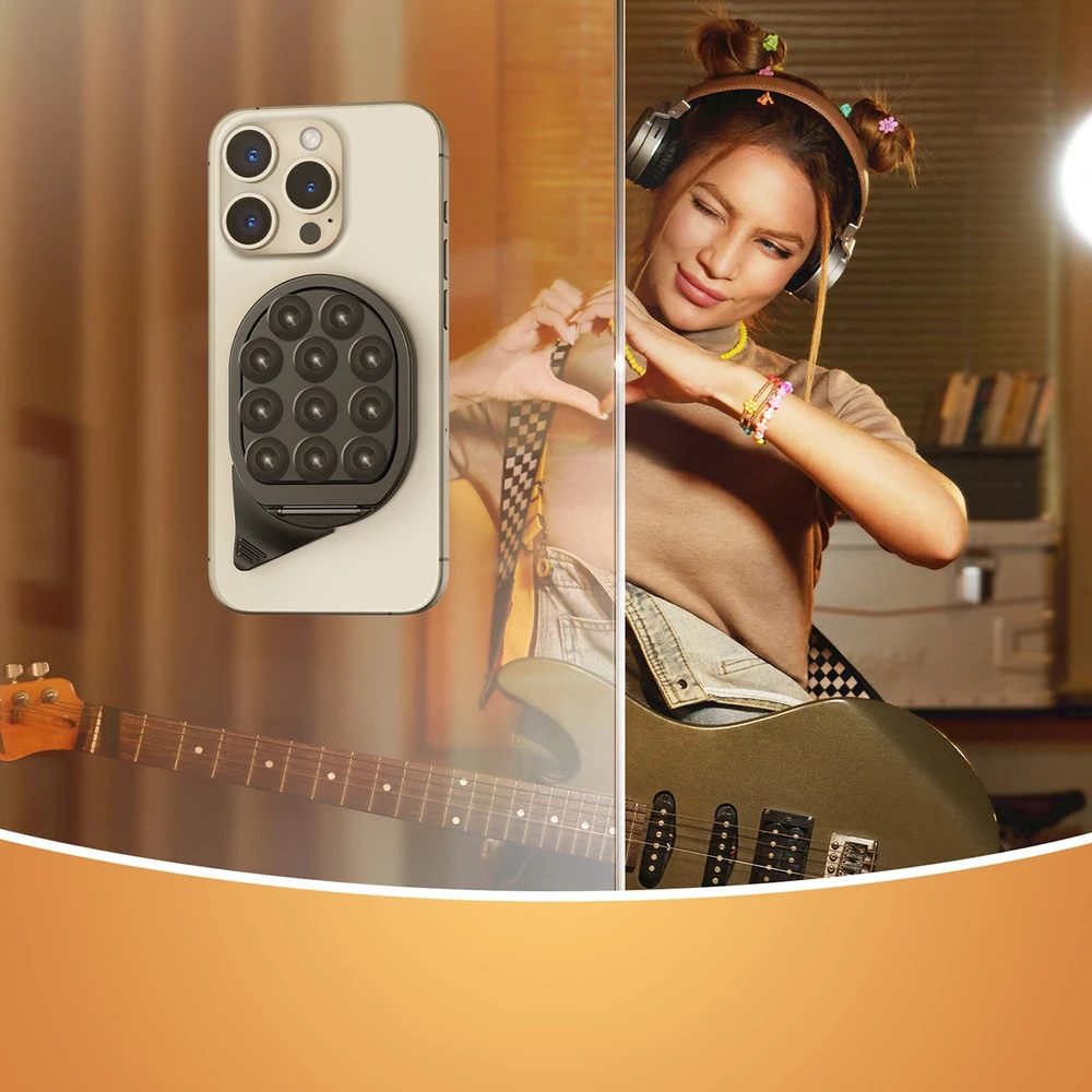 Joyroom JR-ZS418 Išmanusis telefonas Holder with Stand and Suction Cups with MagSafe – Juodas