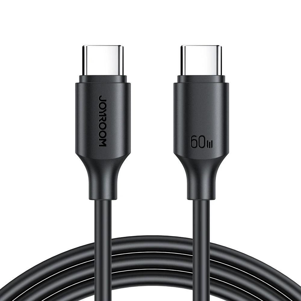 USB kabelis Joyroom S-CC060A9 Type-C į Type-C 60W 1.0m juodas