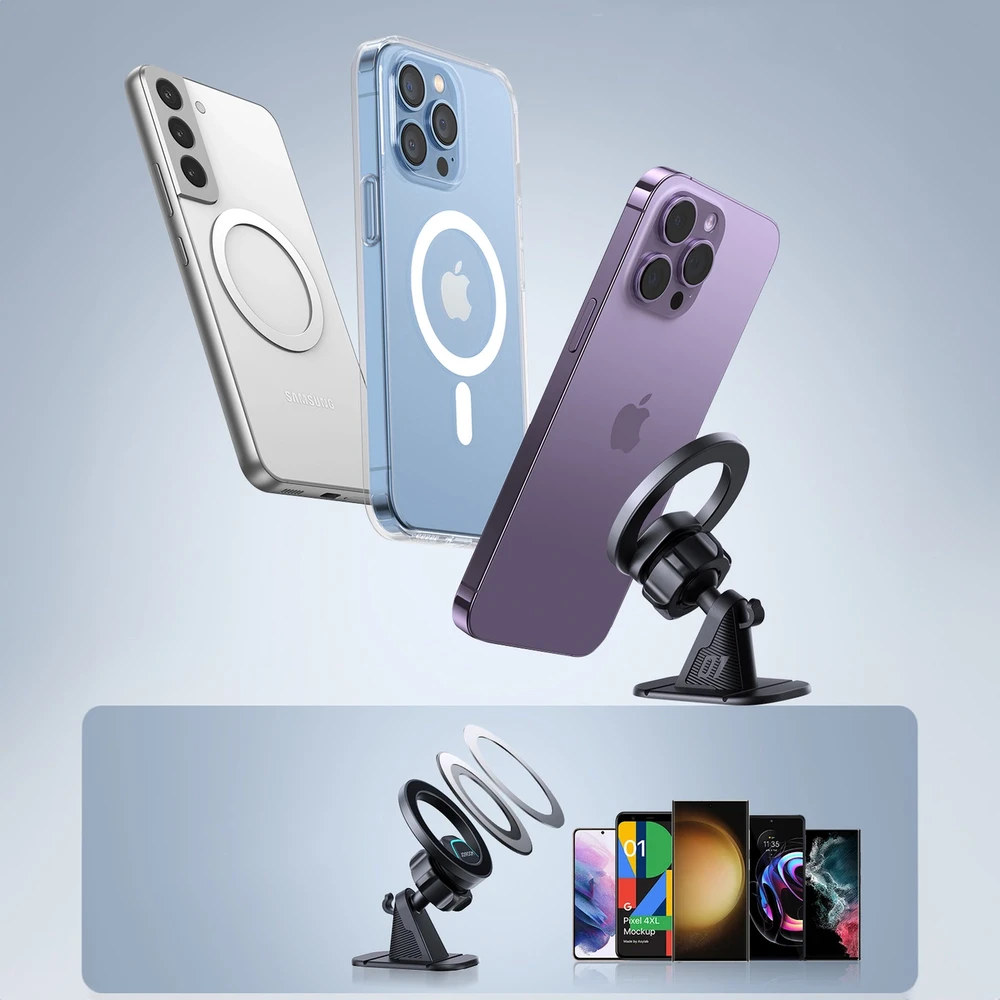 Magnetinio automobilio telefono laikiklis Joyroom - Juodas