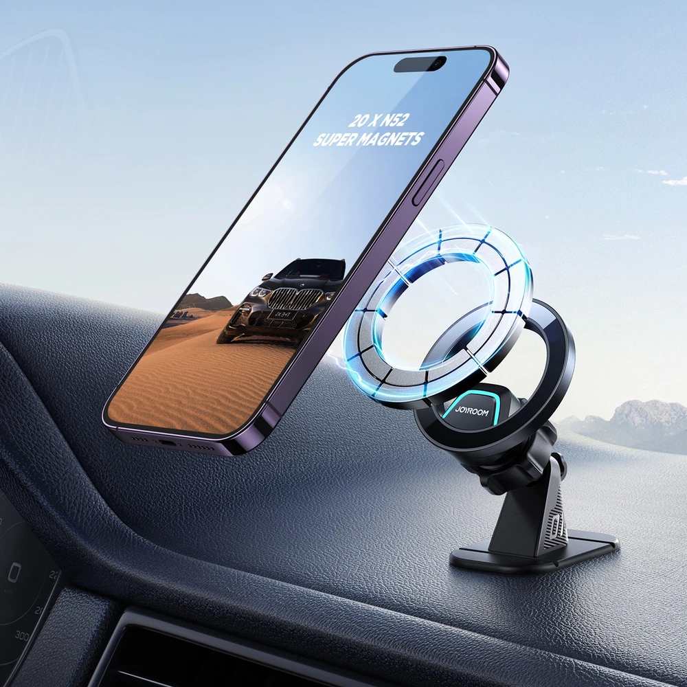 Magnetinio automobilio telefono laikiklis Joyroom - Juodas