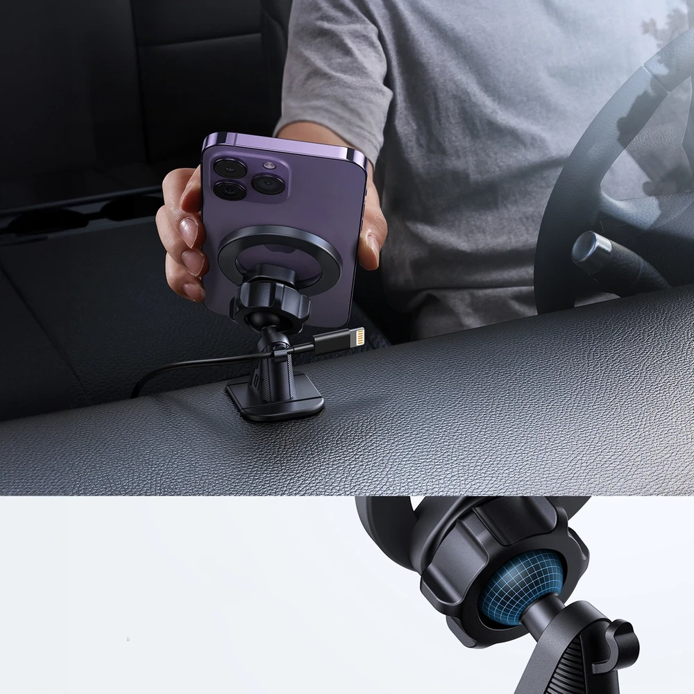 Magnetinio automobilio telefono laikiklis Joyroom - Juodas