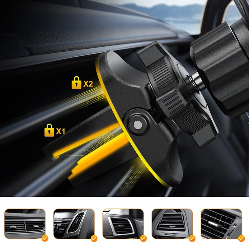 Joyroom JR-ZS311 magnetinis orlaidės automobilio laikiklis (pilkas)