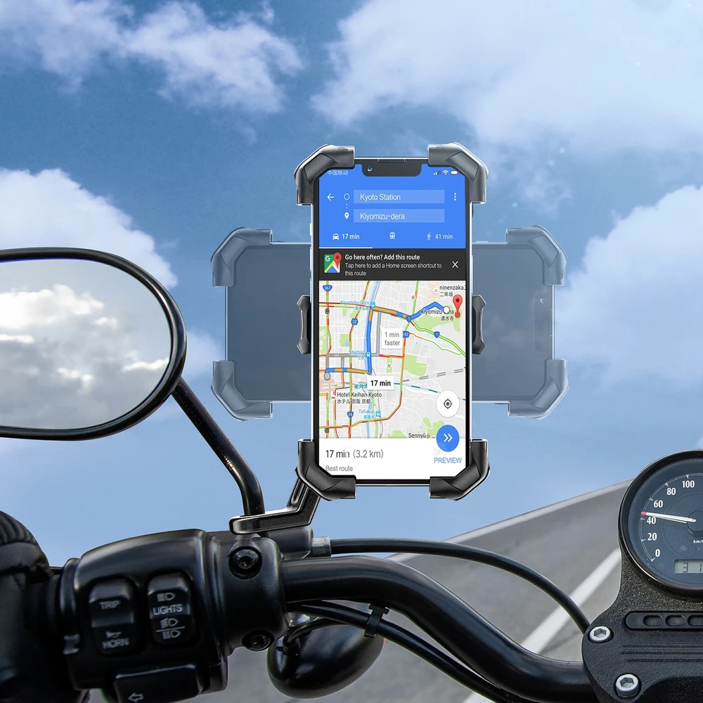 Joyroom JR-ZS288 Telefono laikiklis ant motociklo - Juodas
