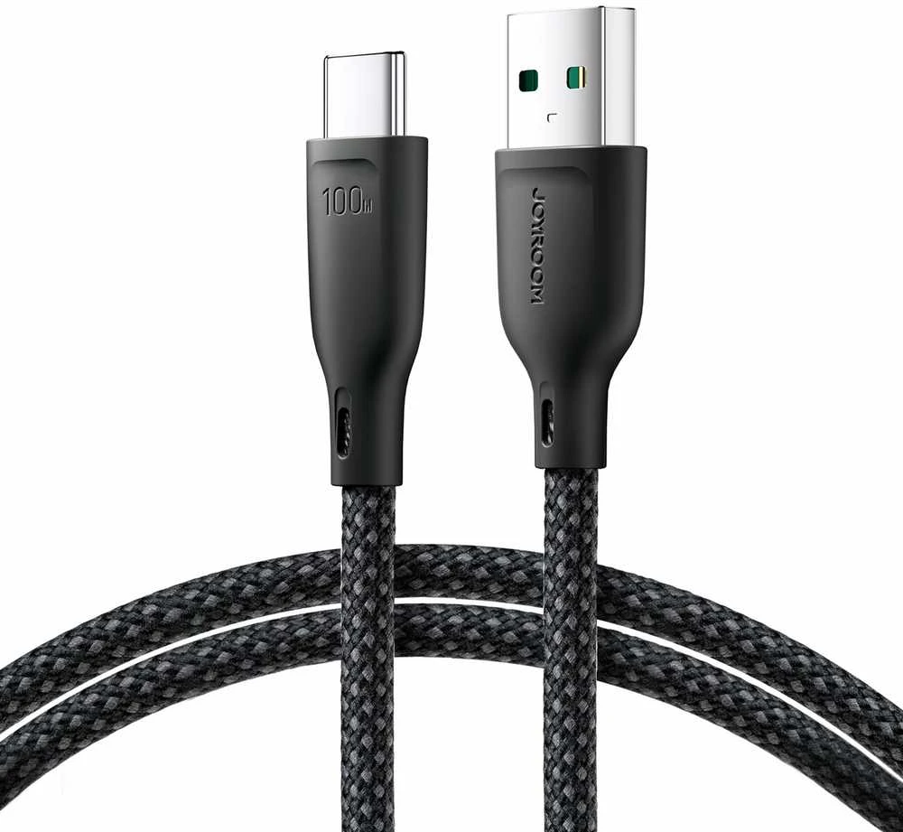 USB kabelis Joyroom (S-A34) type-C (100W 3A) 1m juodas