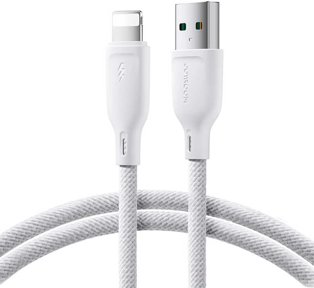 USB kabelis Joyroom (S-A34) lightning (3A) 1m baltas