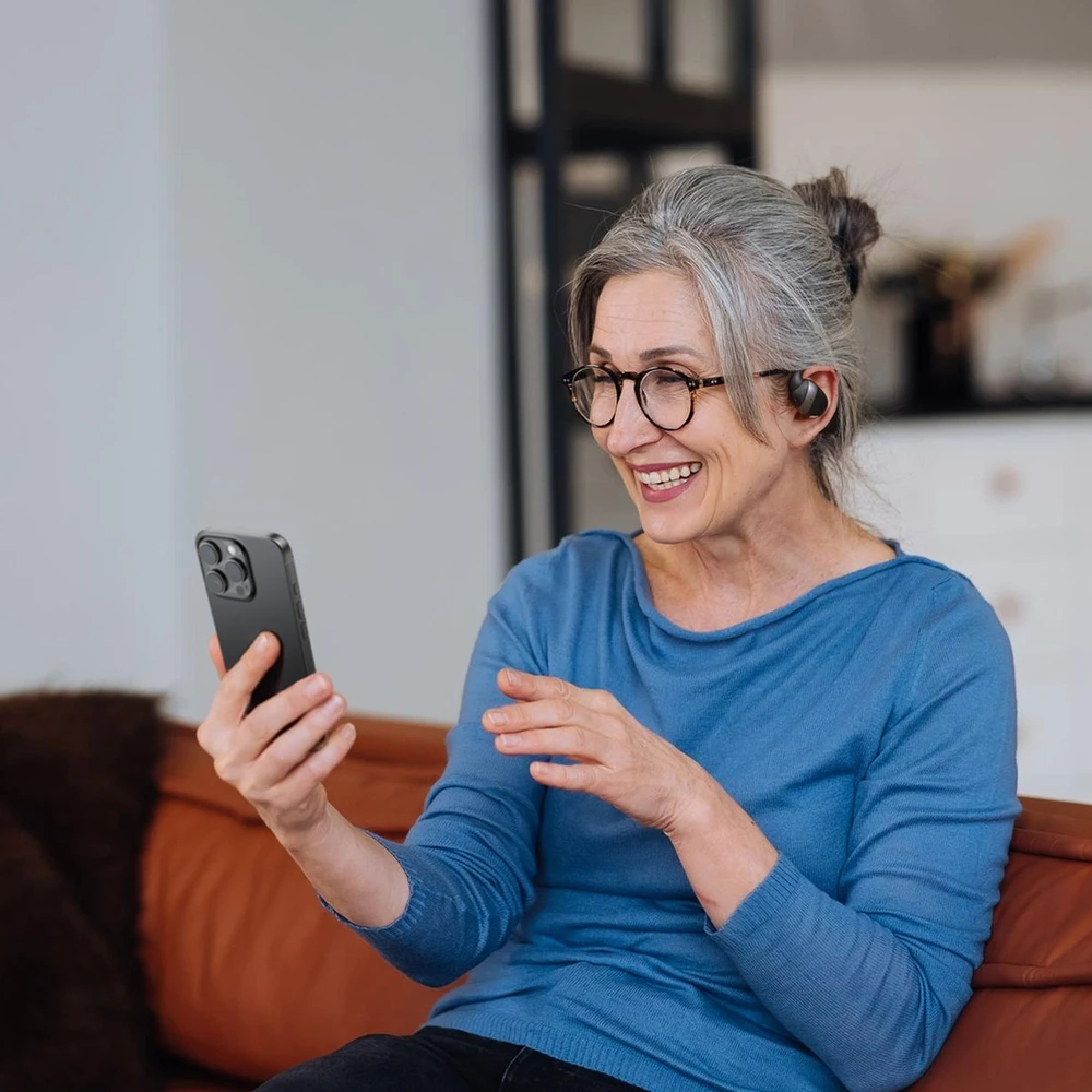Joyroom Openfree JR-OE4 open-ear TWS belaidės ausinės – juodos spalvos