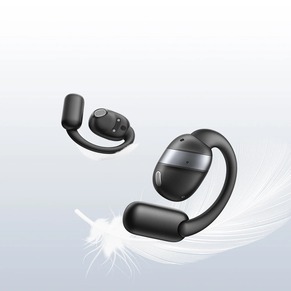 Joyroom Openfree JR-OE4 open-ear TWS belaidės ausinės – juodos spalvos