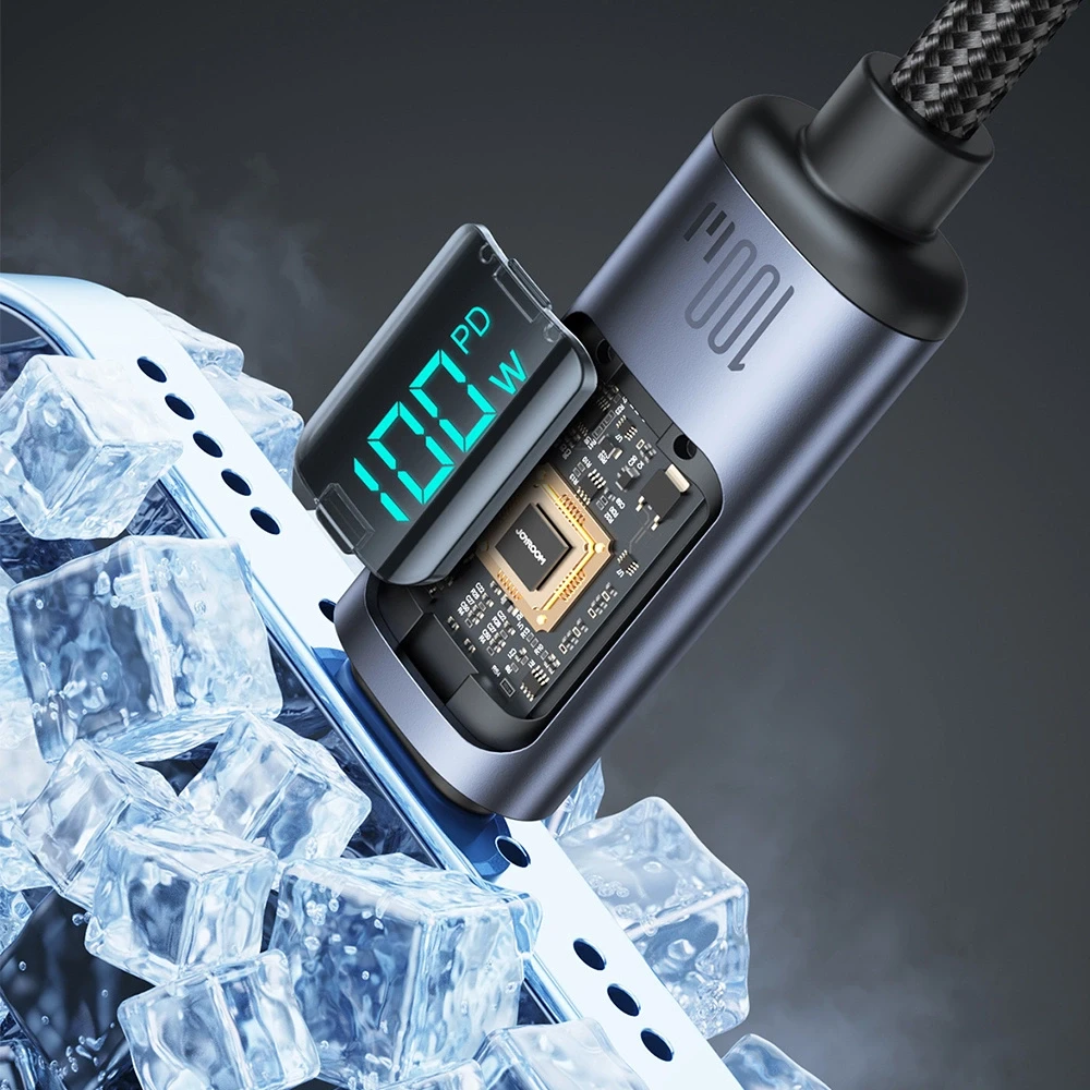 C tipo kabelis 100 W 1.2 m Joyroom S-CC100A16 (juodas)