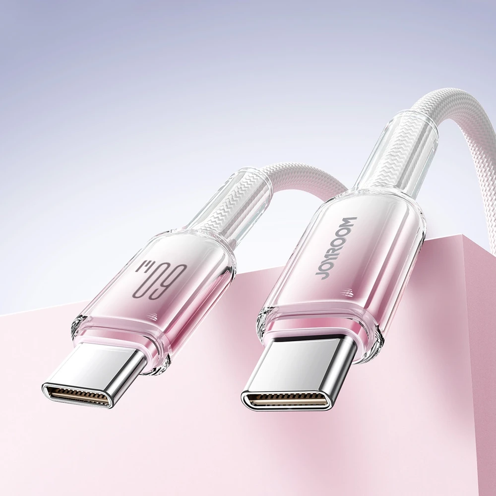 Kabelis USB-C USB-C Joyroom S-A42 60W 1.2m baltos spalvos