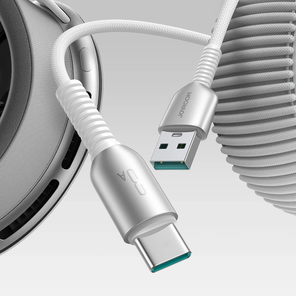 USB kabelis Joyroom S-A51 USB-A į USB-C 3A 1.2m pilkas
