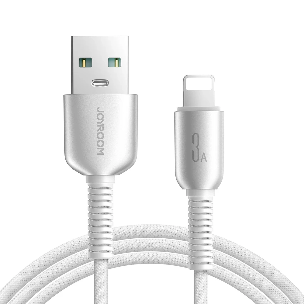 USB kabelis Joyroom S-A51 USB-A į Lightning 3A 1.2m pilkas