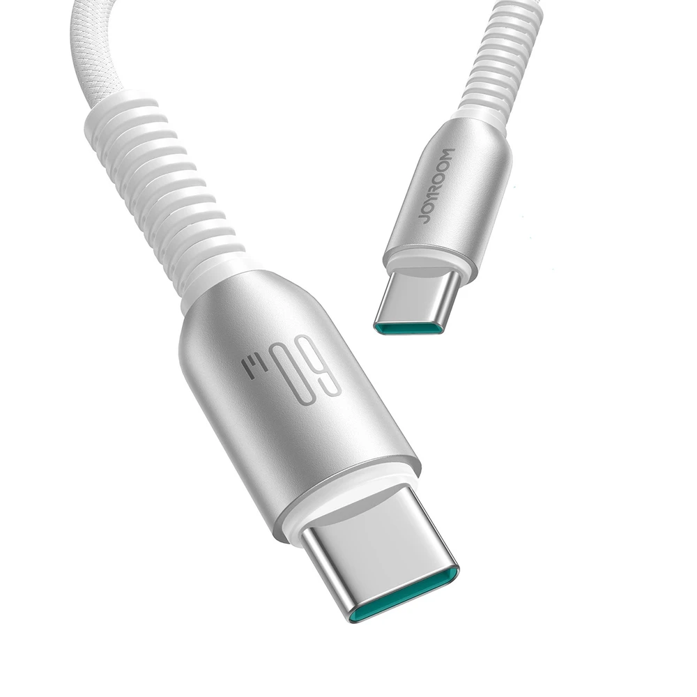 USB laidas Joyroom S-A51 USB-C į USB-C 60W 1.2m pilkas