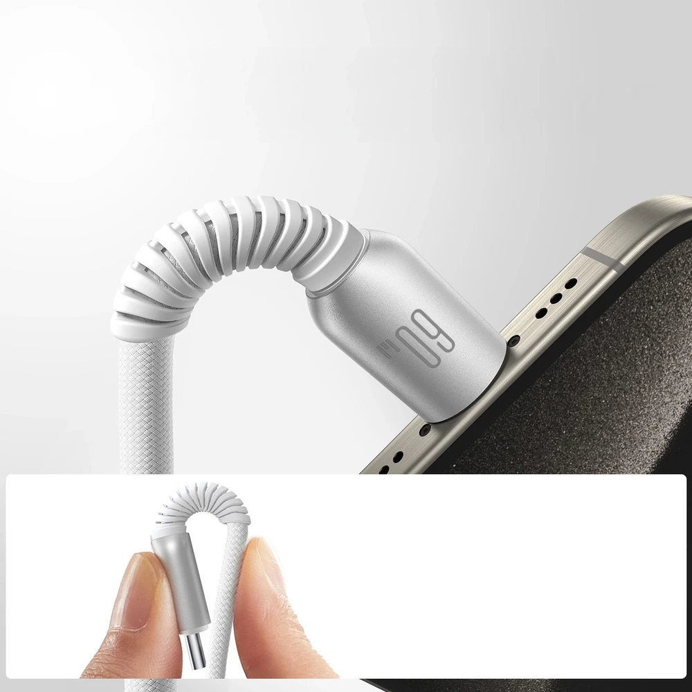 USB laidas Joyroom S-A51 USB-C į USB-C 60W 1.2m pilkas