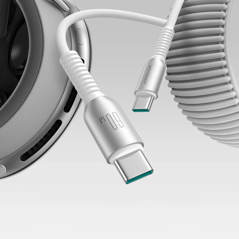 USB laidas Joyroom S-A51 USB-C į USB-C 60W 1.2m pilkas
