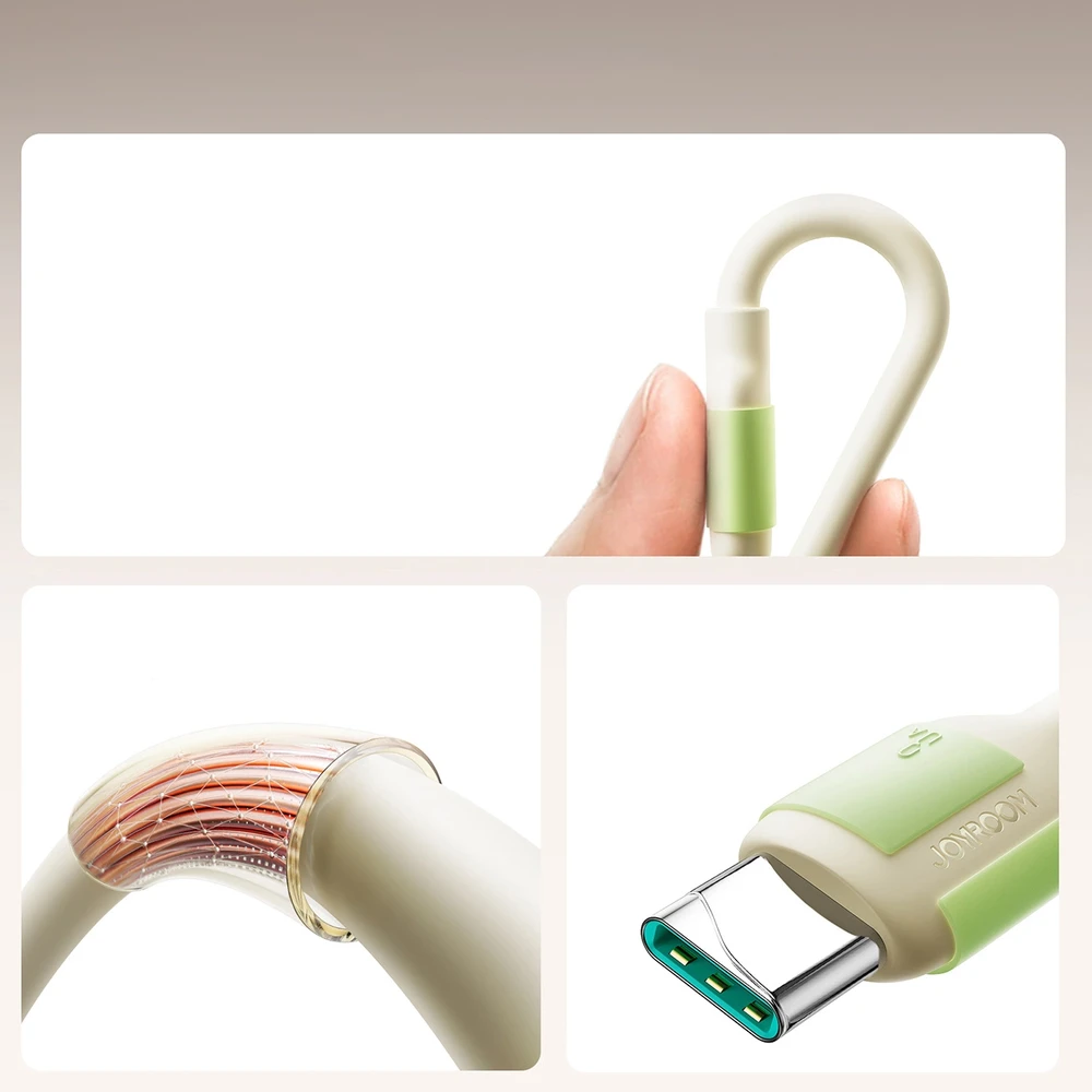 Greito įkrovimo duomenų kabelis Joyroom S-A53 USB-A &-C tipo