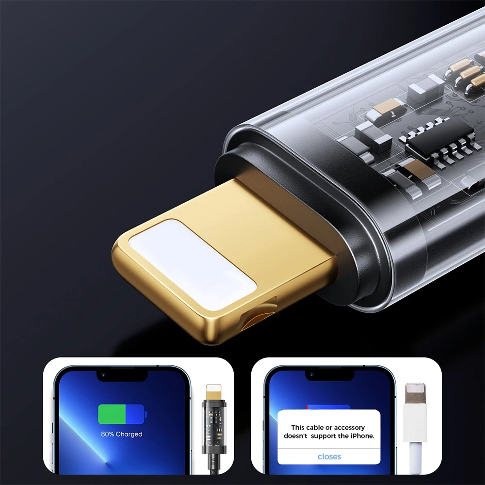 USB-C Lightning 20 W 1.2 m kabelis Joyroom S-CL020A12 (puikus)